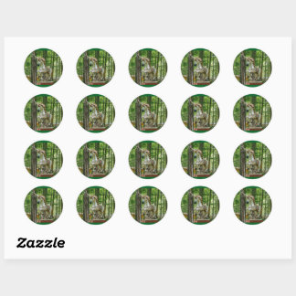 Sticker Rond Licorne