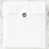 Sticker Rond Licorne Astronaute Spatiale (1) (Sac)
