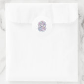 Sticker Rond Licorne Magical Little Squad Conception Graphique (Sac)