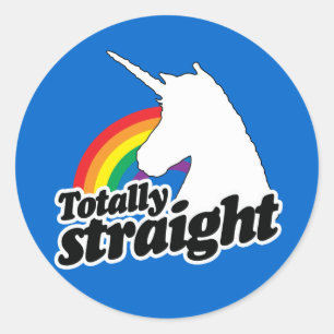 Sticker Rond LICORNE TOTALEMENT DROITE - BLANC -.png
