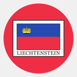 Sticker Rond Liechtenstein