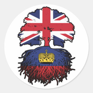 Sticker Rond Liechtenstein Liechtenstein Liechtenstein Britanni