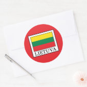 Sticker Rond Lietuva (Enveloppe)