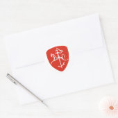 Sticker Rond Lietuva (Enveloppe)