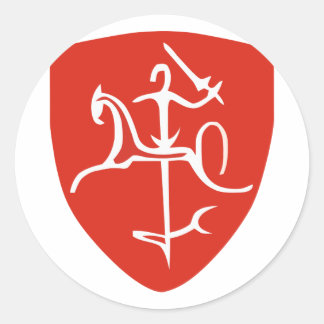 Sticker Rond Lietuva