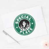 Sticker Rond Lieu Spécial En Enfer (Enveloppe)