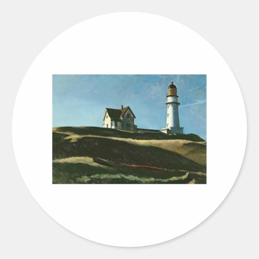 Sticker Rond Lighthouse Hill - Edward Hopper (Devant)