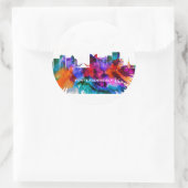 Sticker Rond Ligne aérienne de Fort Lauderdale (Sac)