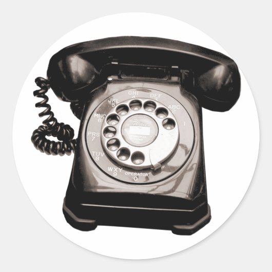 Sticker Rond Ligne d'assistance (Devant)