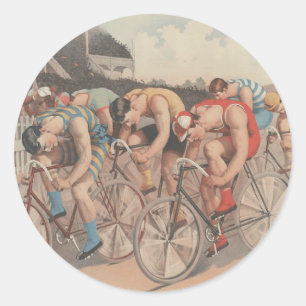 Sticker Rond Ligne de fin TOP