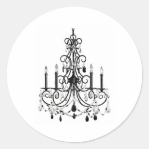 STICKER ROND LIGNE DE LUSTRE
