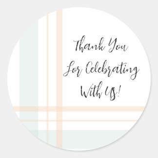 Sticker Rond Lignes Asymétrique Pâte Vert et Jaune