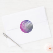 Sticker Rond lignes croisées (Enveloppe)
