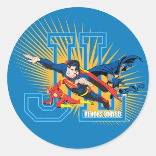 Sticker Rond Ligue de Justice