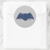 Sticker Rond Ligue de Justice | Symbole Batman de brosse et dem (Sac)