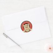 Sticker Rond Ligue du bercail (Enveloppe)