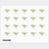 Sticker Rond Lil' Birdie (Feuille)