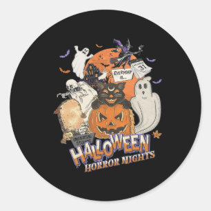Sticker Rond Lil Boo Halloween Horreur Nuits Chaque Est Le 3 Oc