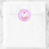 Sticker Rond Lil' Cupcake (Sac)