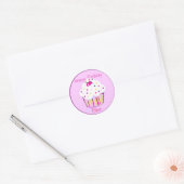 Sticker Rond Lil' Cupcake (Enveloppe)