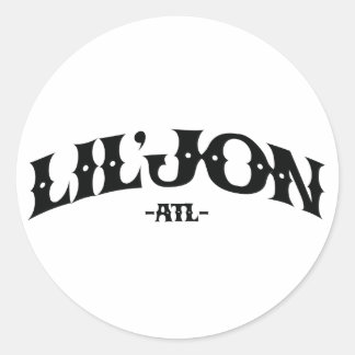 Sticker Rond Lil Jon "ATL"