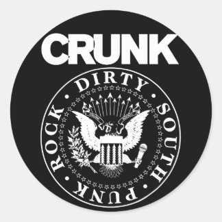 Sticker Rond Lil Jon "Crunk Seal"