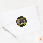 Sticker Rond Lil Jon "Roi de Crunk" (Enveloppe)