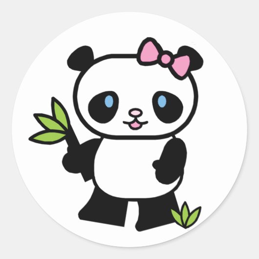 Sticker Rond Lil Panda (Devant)