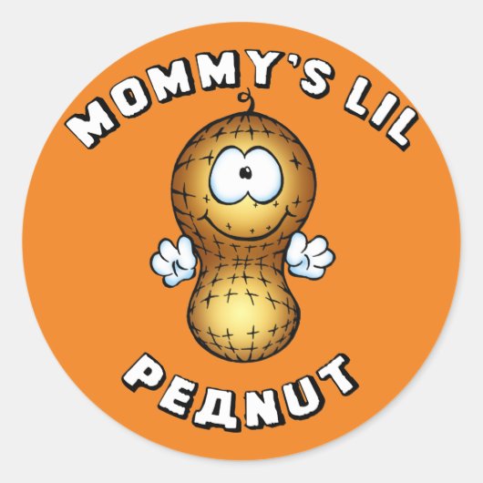 Sticker Rond Lil Peanut de maman (Devant)