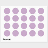 Sticker Rond Lilac (Feuille)