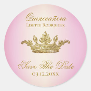 Sticker Rond Lilac Blush Bourgogne Enregistrer La Date Quincean