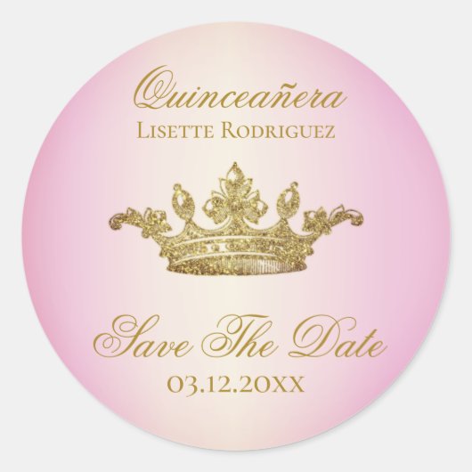 Sticker Rond Lilac Blush Bourgogne Enregistrer La Date Quincean (Devant)