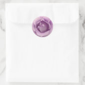 Sticker Rond LILAC PURPLE Rose - Mariage Enveloppe Sceau (Sac)