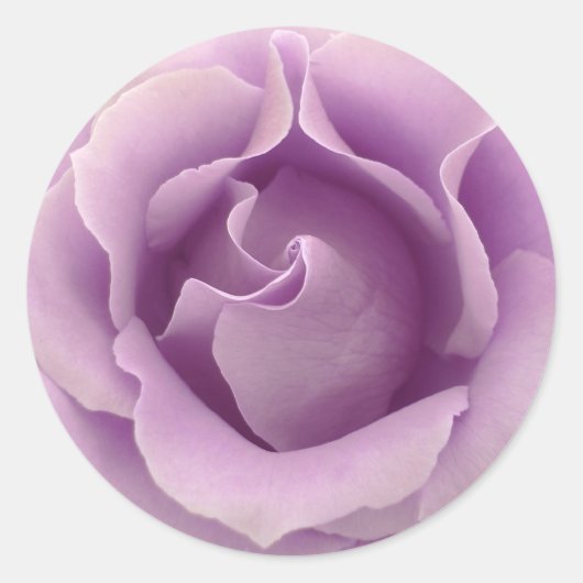 Sticker Rond LILAC PURPLE Rose - Mariage Enveloppe Sceau (Devant)