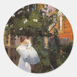Sticker Rond Lilacs au soleil