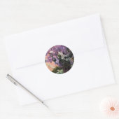 Sticker Rond Lilacs dans une fenêtre | Mary Cassatt (Enveloppe)