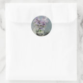 Sticker Rond Lilacs en verre par Edouard Manet (Sac)
