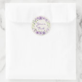 Sticker Rond Lilas (Sac)