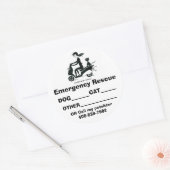 Sticker Rond LILCHICK_LOGO 2, Secourt d'urgence,... - Customisé (Enveloppe)