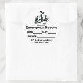 Sticker Rond LILCHICK_LOGO 2, Secourt d'urgence,... - Customisé (Sac)