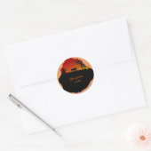 Sticker Rond L'île de Marie-Galante (Enveloppe)