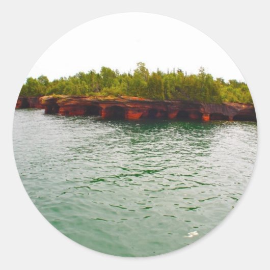 Sticker Rond L'île du diable (Devant)