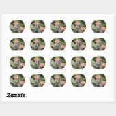 Sticker Rond Lillies d'eau (Feuille)