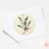 Sticker Rond Lily of the valley (Enveloppe)