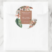 Sticker Rond Lily Perfume Label (Sac)