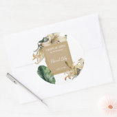 Sticker Rond Lily Perfume Label (Enveloppe)