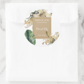 Sticker Rond Lily Perfume Label (Sac)