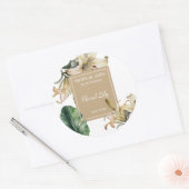 Sticker Rond Lily Perfume Label (Enveloppe)