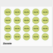 Sticker Rond Lime (Feuille)