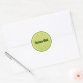 Sticker Rond Lime (Enveloppe)